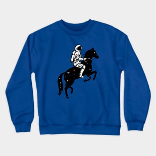 Astronaut and Horse Crewneck Sweatshirt